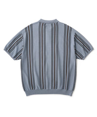 FTC STRIPE KNIT POLO