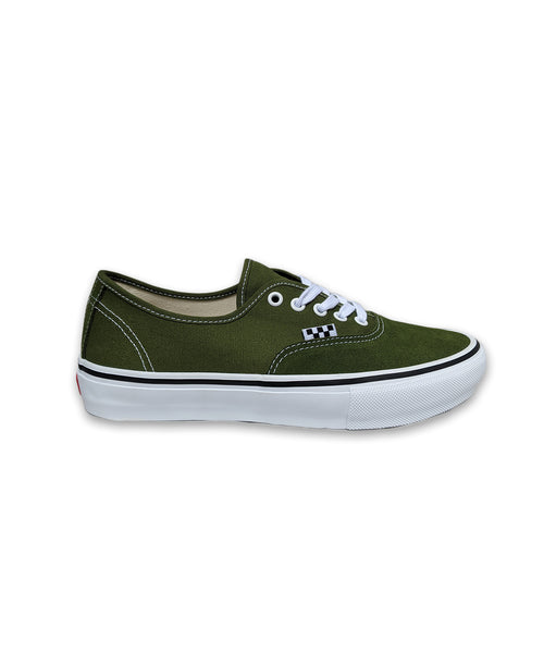 VANS AUTHENTIC GREEN/WHITE – FTC SKATEBOARDING - Main Image