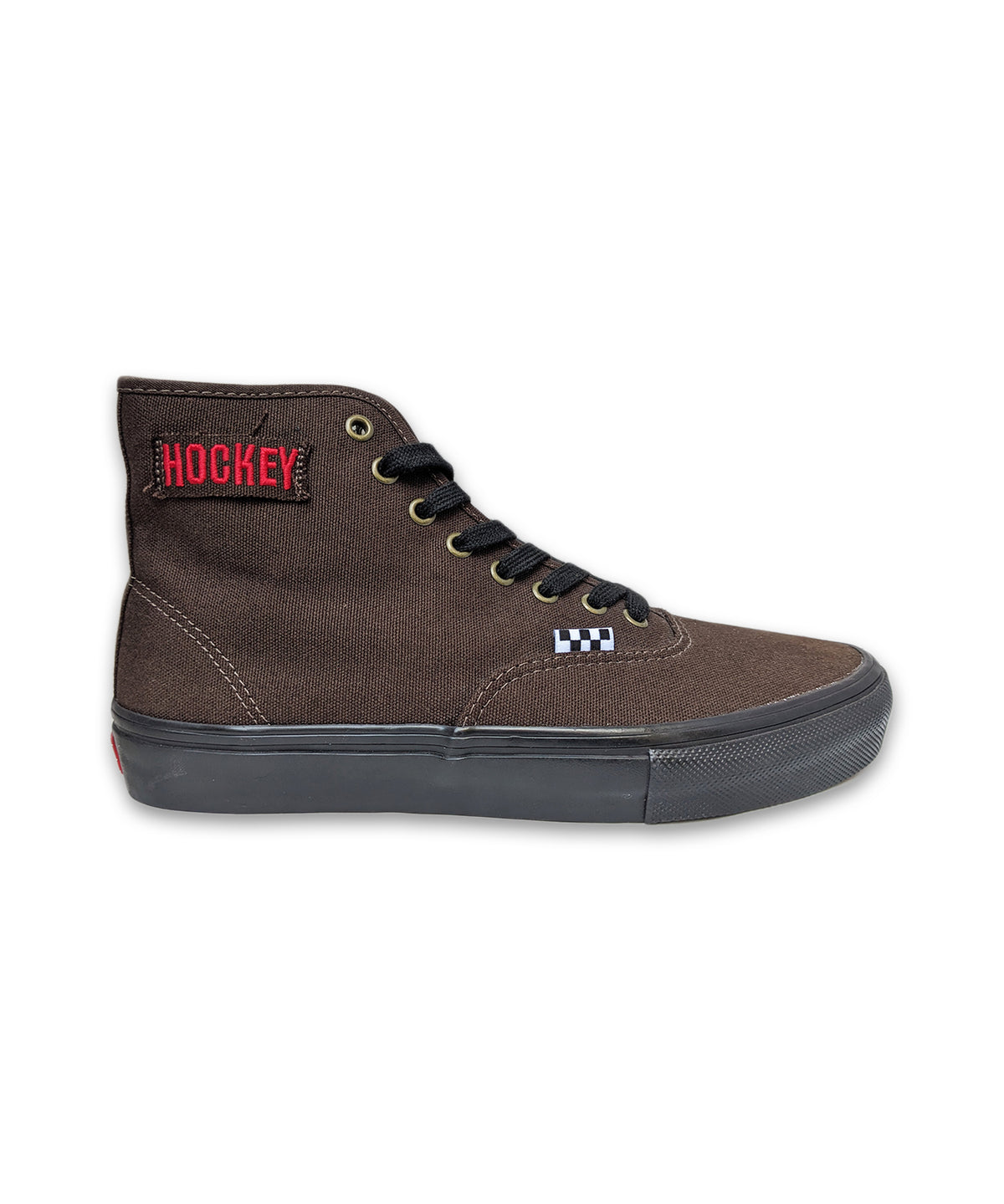 VANS X HOCKEY SKATE AUTHENTIC HI BROWN/BLACK